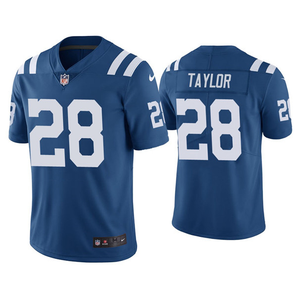 Toddlers Indianapolis Colts #28 Jonathan Taylor Blue Vapor Untouchable Limited Stitched Jersey